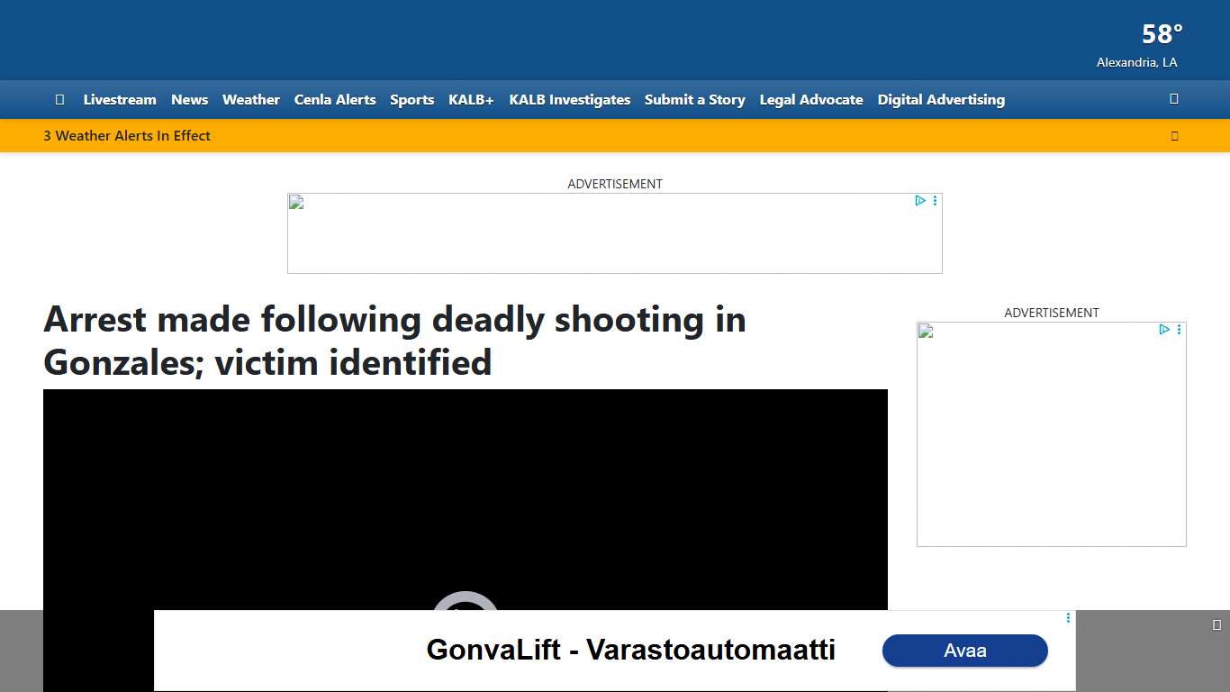 Arrest made following deadly shooting in Gonzales; victim identified